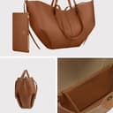 Generisch Elegante Damen Einkaufstasche mit großer Kapazität | Hochwertige Armtasche & Schultertasche für Alltag und Shopping - 4