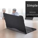 Laptop-Hülle für Lenovo ThinkPad X1 Carbon Gen 9 X1 Carbon Gen12/10/Gen11 X1 Yoga Gen 8 7 6case2023 All-Inclusive-Schutzhülle 14 Zoll (35,6 cm), PU-Leder, Innentasche (Dunkelgrau) - 9