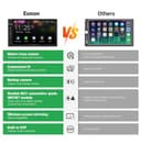 Eonon 7 Inch QLED Double Din Headunit Linux Car Stereo Wireless CarPlay Android Auto Bluetooth USB DSP Support Type-C USB Fast Charge Touchscreen MirrorLink Video In/Out AUX In with Backup Camera X3 - 5