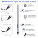 Microsoft Surface Pro Pencil - Stylus Pen for Surface Pro 12/11/9/10/8/X/7/6/5/4/3 with 4Nibs, 4096 Finest Control, Palm Rejection, Surface Pro Stylus for Surface Go 3/Go 2/Book/Laptop 5 - 2