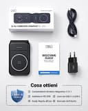INIU Caricatore Wireless iPhone, Magnetic 3 in 1 Base Ricarica Certificato Qi, Da viaggio Caricabatterie Wireless Universale per iPhone 16 15 14 13 12 Apple Watch 8 7 Ultra AirPods 4 3 Pro ecc. - 8