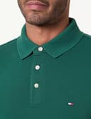 Tommy Hilfiger Herren Poloshirt Langarm Slim Basic, Grün (Ornamental Green), XXL - 2