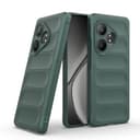 ESTH® Liquid Silicone Hülle für Realme GT 6T 5G/Realme GT Neo6/GT Neo6 SE mit Antibakteriellem Schutz und Kratzfestes weichem Mikrofaserfutter, Rundumschutz Stoßfeste Handyhülle Case, Grün - 4