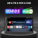 DAB+ Autoradio Android Doppel Din Radio mit Wireless Carplay Wireless Android Auto mit Bildschirm, 8 Core 4G+64G 7 Zoll Car Play Auto Radio 2Din Touch Display mit Navi, Bluetooth, GPS, WiFi, AM/FM/RDS - 3