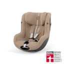CYBEX Gold Kinder-Autositz Sirona G i-Size Plus, Ohne Base, Ab ca. 3 Monaten bis 4 Jahre, Max. 19 kg, 61 - 105 cm (Ab Geburt / 40 cm mit Neugeboreneneinlage), Almond Beige - 2