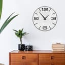 Giallobus - Orologio Bilay - Simple relief - Legno Mdf - Premium 45x45cm - n.02 Wall - Artigianale Made in Italy - Silenzioso - Idea regalo - Moderni doppio livello - 3