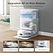 ECOVACS DEEBOT N30 PRO OMNI Robot Vacuum and Mop, 10000Pa Suction, TruEdge Adaptive Edge Mopping, ZeroTangle 2.0 Technology,60℃ Hot Water Mop Washing, Hot Air-Drying, Self-Emptying, Auto-lift Mopping - 5