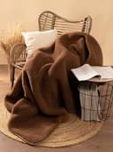 Best Wool Manta de Lana Merino 180x200 cm - Mantas para Sofa de 100% Lana de Oveja Merina - Peso 500g/m2 - Material Transpirable - 5