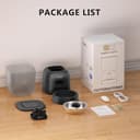 PUPPY KITTY Distributore Automatico Cibo Gatti, 2.4G WiFi Dispenser Cibo Gatti Collegare APP con 10S Registrazion, Ciotola in Acciaio Inossidabile 304, 1-10 Pasti al Giorno, 3L - 8