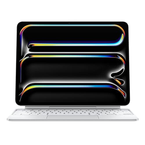 Apple Magic Keyboard para el iPad Pro de 13 Pulgadas (M4): Comodidad para Escribir, trackpad Integrado y Teclas de función, Español - Blanco ​​​​​​​