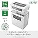 Leitz IQ Home Office Document Shredder 80090000, Cross Cut, Security Level P4, 10 Sheet Capacity, 23 L Waste Bin, White - 2