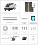 YARDCARE N1600PRO – Cortacésped robot sin cable perimetral con RTK & Visión IA, hasta 1600 m², corte eficiente en U con gestión de zonas, altura regulable por app y evitación inteligente de obstáculos - 12