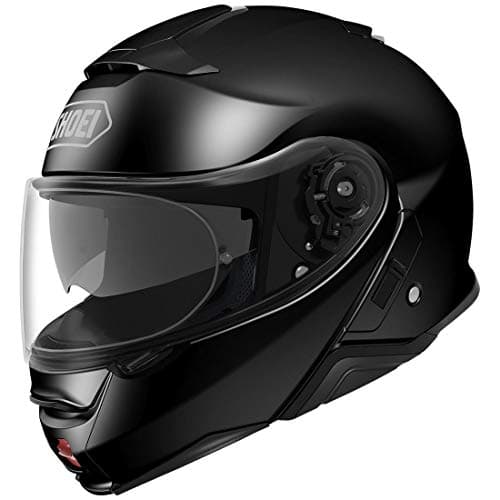 Shoei Black Neotec 2 Plain Motorcycle Flip-Up Helmet