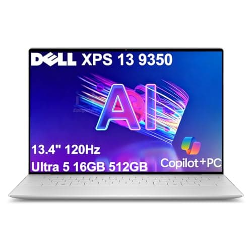2025 Dell XPS 14 9440 Laptop (14,5 Zoll FHD+, Intel 16-Core Ultra 7 155H (> i9-10885H), 16GB RAM, 1TB SSD) AI-PC für Creator, Business, Ingenieure, Hintergrundbeleuchtung KB, Fingerabdruck, RGB IR