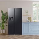 Samsung RS70F67KCFEF Side-by-Side Kühl-Gefrierkombination, AI Kühlschrank mit Gefrierfach, 178 cm, 634 l, Eis-/Wasserspender mit Tank, AI Energy Mode, Twin Cooling+, Metal Cooling, Black Steel - 4