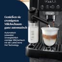 De'Longhi Magnifica Start - Perfetto Kaffeevollautomat mit LatteCrema-Milchaufschäumer, 4 One-Touch-Getränke, Cappuccino Kaffeemaschine, Soft-Touch-Bedienfeld, Schwarz-Grau (ECAM222.60.BG) - 6