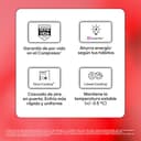 LG GBBSJ20DPY- Frigorífico Combi DoorCooling+, 2,03m, Clasificación D, Serie 200, Capacidad 375L, Inox antihuellas - 3