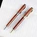 Bolígrafo de madera hecho a mano de lujo con giro para oficina de negocios - 5