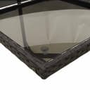 vidaXL Set de Muebles jardín 5 pzas con Cojines ratán sintético Negro - 7