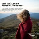 Woolly Mammoth - Manta de Lana Merino Grande de 66 x 90 Pulgadas, Manta de Campamento de 4 Libras | Manta para cabaña, Clima frío, Emergencia, Equipo de Campamento para Perros, Senderismo, - 4