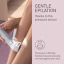 Panasonic ES-EY90-A511 Wet and Dry Epilator, Double Disc with 60 Tweezers, Flexible 90° Pivoting Head, 3 Speed Seting & LED Light, Up to 30 Minutes Operation Time. - 4