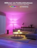 Govee Smart Glühbirne E27, 1000LM RGBWW Lamp App dimmbar, Wi-Fi & Bluetooth Smart Bulbs 9W, 54 Szenen, 16 Millionen DIY-Farben, Kompatibel mit SmartThings, Matter, Alexa und Google Assistant, 1 Stück - 4