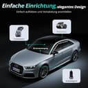 BOTSLAB 4K Dashcam Auto Vorne Hinten mit STARVIS 2 Sensor, WDR Dual-Kanal Dash Cam mit 64GB SD-Karte, Sprachsteurung & 5GHz Wi-Fi, WLAN Autokamera, GPS, Super Nachtsicht, bis zu 256GB - 9