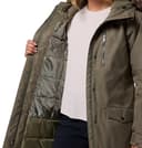 Columbia Suttle Mountain Long Insulated Jacket, Waterproof, Termoriflettente, Imbottitura sintetica, Maniche regolabili, Pelliccia sintetica staccabile - da donna - 3