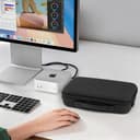 Geekria Funda rígida de Viaje Compatible con Ordenadores de sobremesa Mac Mini 2024, 2024 Mac Mini M4, Compatible con Magic Keyboard, Magic Mouse y Magic Trackpad y Accesorios (Gris Oscuro), Gris - 6
