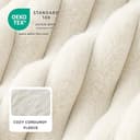 BEDSURE orthopädisches Hundebett Grosse Hunde - 89x64x18cm wasserdichtes Hundesofa mit Memory-Schaum & Eierkarton-Schaum, waschbarer und Abnehmbarer Cordbezug Hundecouch, Creme - 2