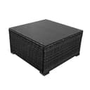 Panana 5 Seater Rattan Garden Furniture Corner Sofa Set with Coffee Table, Outdoor Patio Lounge Set with Cushions & Free Cover for Garden, Conservatory, Terrace (Mixed Grey Rattan with Grey Cushions) - 3