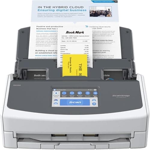 ScanSnap iX1600 (bianco) - Scanner documenti - ADF, Scanner Fronte Retro Duplex - A4, Touchscreen, Wi-Fi, USB3.2