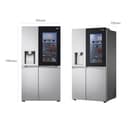 LG GSXE90MBDD Side by Side Kühlschrank mit InstaView Craft Ice | Door in Door | Crushed Ice -und Wasserspender EEK: Klasse D | 628 Liter Kapazität | Festwasseranschluss | Total No Frost - 10