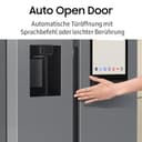 Samsung RS90F67BETEF Side-by-Side Kühl-Gefrierkombination, AI Kühlschrank mit Gefrierfach, 178 cm, 614 l, Eis-/Wasserspender mit Tank, Family Hub, AI Energy Mode & Voice Control, Edelstahl Look - 8