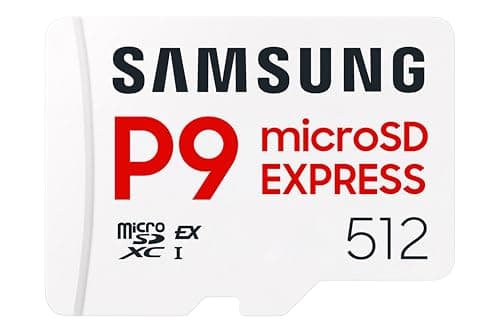 Samsung P9 Express microSD 512 GB, High-Speed Gaming Memory Card for Nintendo Switch 2, 800 MB/s Read, For 4K UHD Video, Consoles and Cameras, MB-MK512T/WW