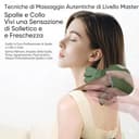 Vokot Massaggiatore Cervicale Schiena Spalle e Collo con manine, Massaggio 4D Shiatsu Per sollievo muscolare e rilassamento, senza fili ricaricabile - 2