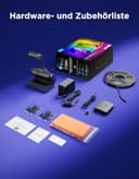 Govee TV Hintergrundbeleuchtung 3 Pro mit HDR-Dreifachkamera, 5M 5 in 1 RGBWWIC TV LED Streifen für 75–85 Zoll TVs, 75 LEDs/M, Unterstützt AI-Filter, Sprach- & APP-Steuerung DreamView Sync - 9