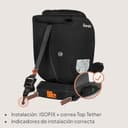 LIONELO Bastiaan i-Size Siège Auto Pivotant à 360° pour les Enfants de 0 à 36 kg et de 40 à 150 cm, Installation Face et Dos à la Route, ISOFIX Sangle TopTether - 6