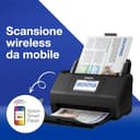Scanner Epson WorkForce ES-580W, scanner di file (scansione senza PC, da 35 a 70 immagini al minuto, fino a DIN A4, scansione fronte-retro in un unico passaggio, allineamento automatico) Taglia unica - 3