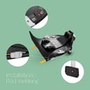 Maxi-Cosi FamilyFix 360 i-Size Basis, Drehbares Autositzsystem, ISOFIX station 360 grad, 0–4 Jahre (40–105 cm), FlexiSpin-Drehung mit nur einer Hand, TravelSafe Rotation Control, Click & Go, Schwarz - 6