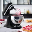 KitchenAid Batidora amasadora - Artisan - Robot de Cocina con Cabezal Inclinable - Amasadora con 5 Accesorios - Batidora de repostería con 2 boles de Acero Inoxidable - 4,8 L y 3 L- Negro - 5