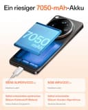 OPPO Find X9 Ultra 5G Unlocked Smartphone, Duale Hasselblad 200MP Kameras, 10x Ultra-Sensing Optical-Zoom, 8K Video, 7050mAh, 144Hz 2K Display, Snapdragon 8 Elite Gen 5, Tundra Umber(mit Enco Clip2) - 7