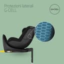 Maxi-Cosi Mica 360 S Comfort, Tessuti Traspiranti, Seggiolino Auto Girevole 360, 0-4 Anni (40-105 cm), Rotazione FlexiSpin, 5 Posizioni Reclinate, Protezione G-CELL, Ganci per Cinture, Authentic Black - 4