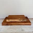 DOWNTON INTERIORS UK Handcrafted Live Edge Large Sustainable Acacia Wood Professional Chef Chopping Board *Available in 2 Sizes* (50cm x 30cm) - 3