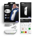 Braun ThermoScan 6 Termometro auricolare, Display digitale con codifica a colore, Indicatore di stabilità ExacTemp, Adatto a neonati e bambini, Marchio #1 tra i dottori 1, IRT6515 - 6