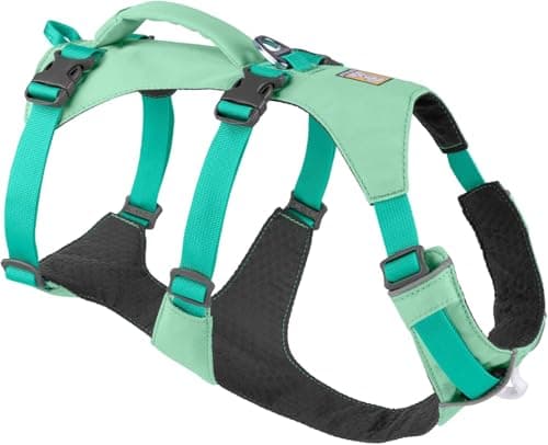 RUFFWEAR Arnés para Perro con asa, Flagline, Multiusos, Ligero, Ajustable, cómodo, para Caminar, 3 Puntos de fijación de Plomo, Correa Reforzada y Anillo en V de Metal Fuerte