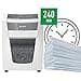 Leitz IQ Office Pro P4 Cross Cut Paper Shredder, Shreds 22-20 Sheets (70-80 gsm), 30L Bin, White, 80061000 - 5