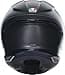 AGV - K6 S AGV E2206 MPLK, Casco Moto Integrale, Unisex, Nero Opaco, M - 4