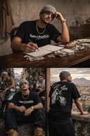 GEOLIER Official T-Shirt “Tutto è Possibile” – Maglia Nera Unisex in Cotone con Logo Album e Foto Ufficiale | Merchandising Rap Italiano (IT, Testo, S, Regular, Regular) - 6