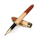 Migliore confezione regalo penna gel in legno con scatola portapenne roller fatta a mano e ricariche, penna a sfera professionale con custodia di presentazione fantasia - 6